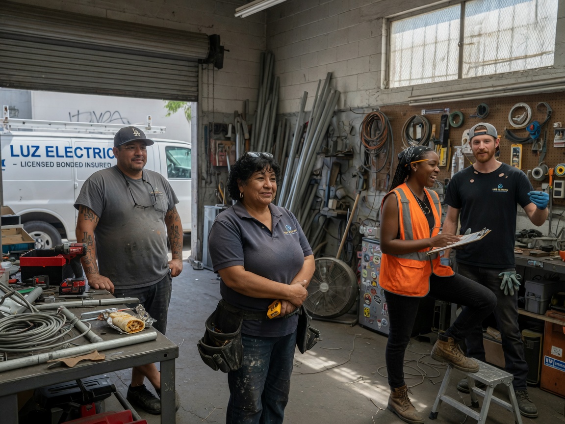 The Star Electric team at work in Los Angeles