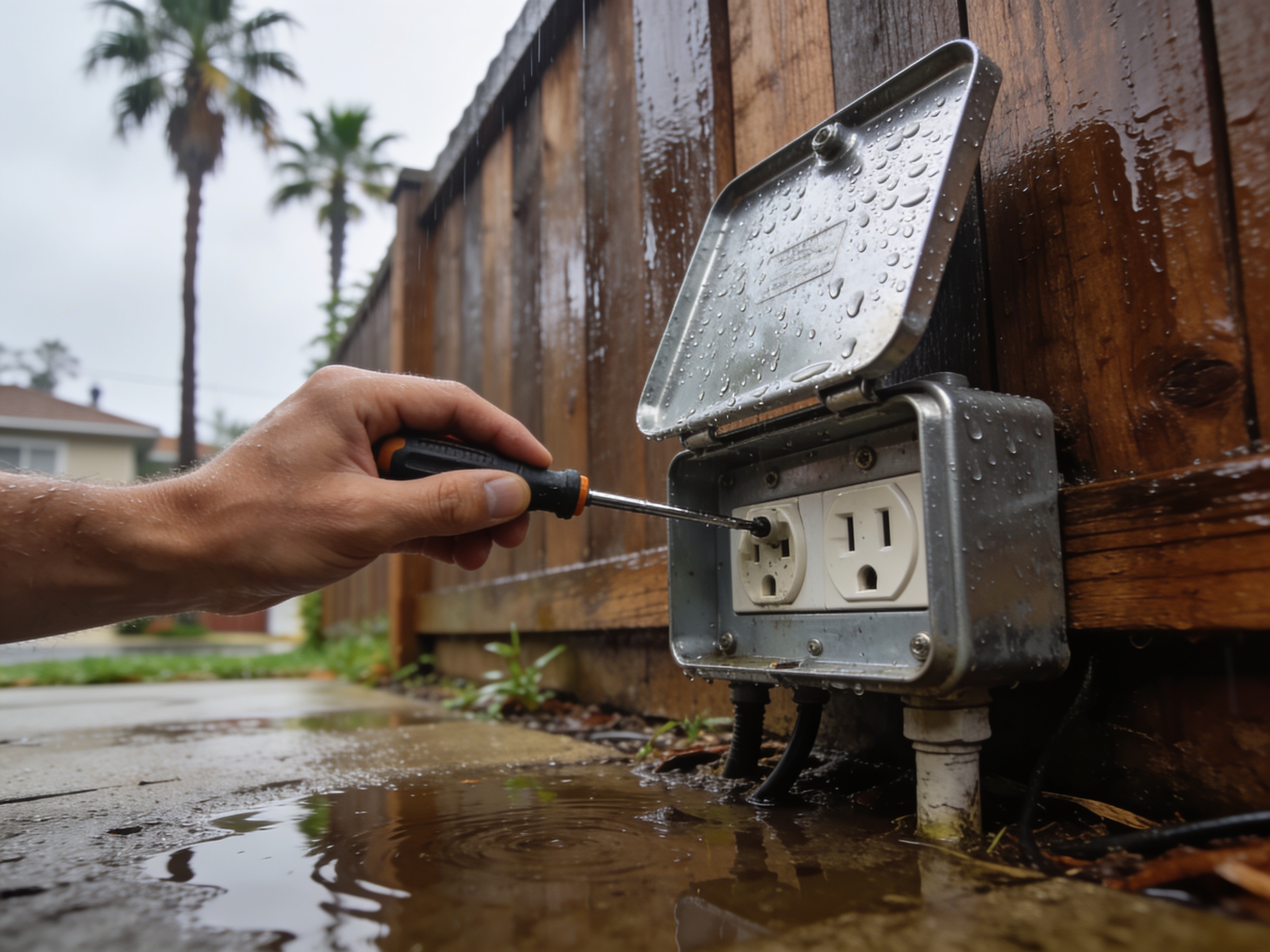 How to Inspect Outdoor Outlets After Winter Rain in Los Angeles